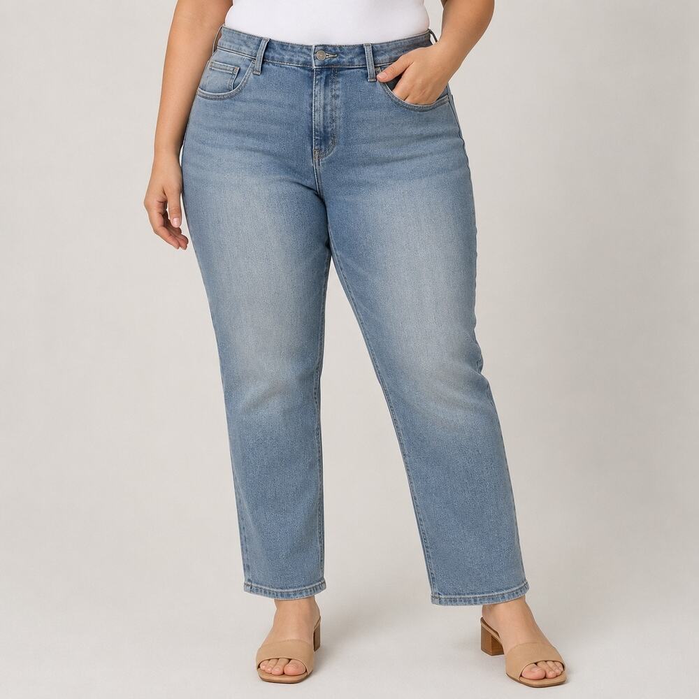Artemis Vintage The Modern Curvy High Rise Ankle Slim Straight Jeans 15/31 NWT